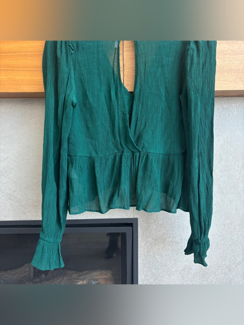Free People Women's Daia Puff Sleeve Top, Size S - Picture 12 of 13